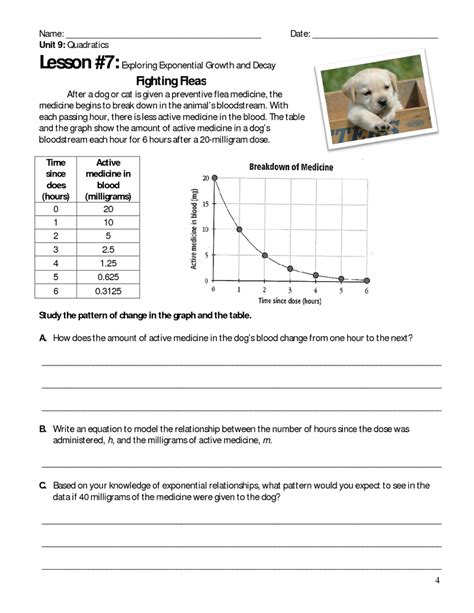 30 Exponential Growth and Decay Worksheet | Education Template